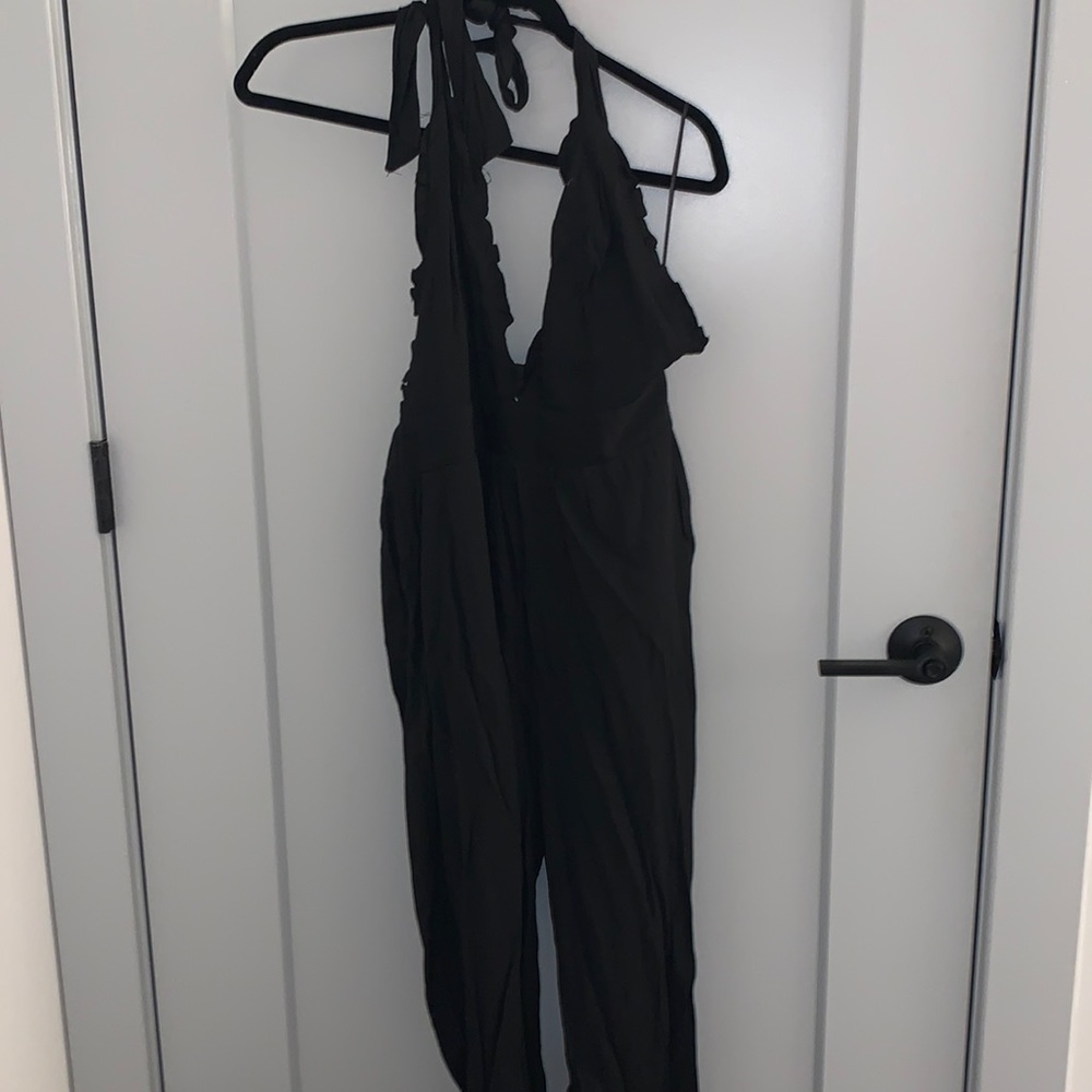 Black Halter Jumpsuit